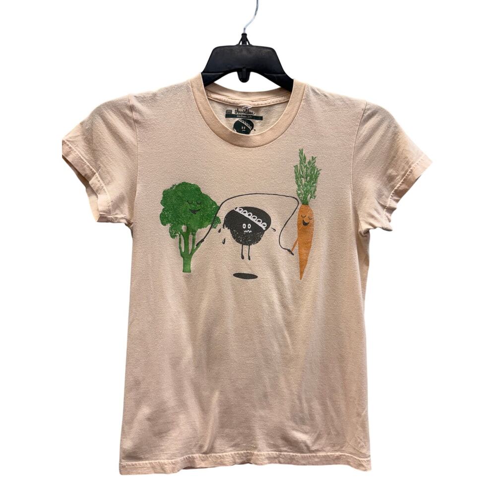 Y2K Threadless "Skip Dessert" Jennifer V Raad Girls Medium Tee